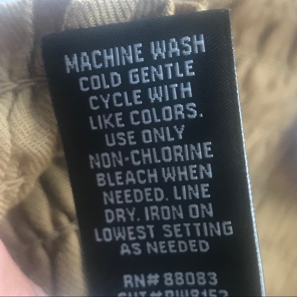 Rewash Gold Smock Waist Wide Leg Rayon Pants L - Picture 8 of 8